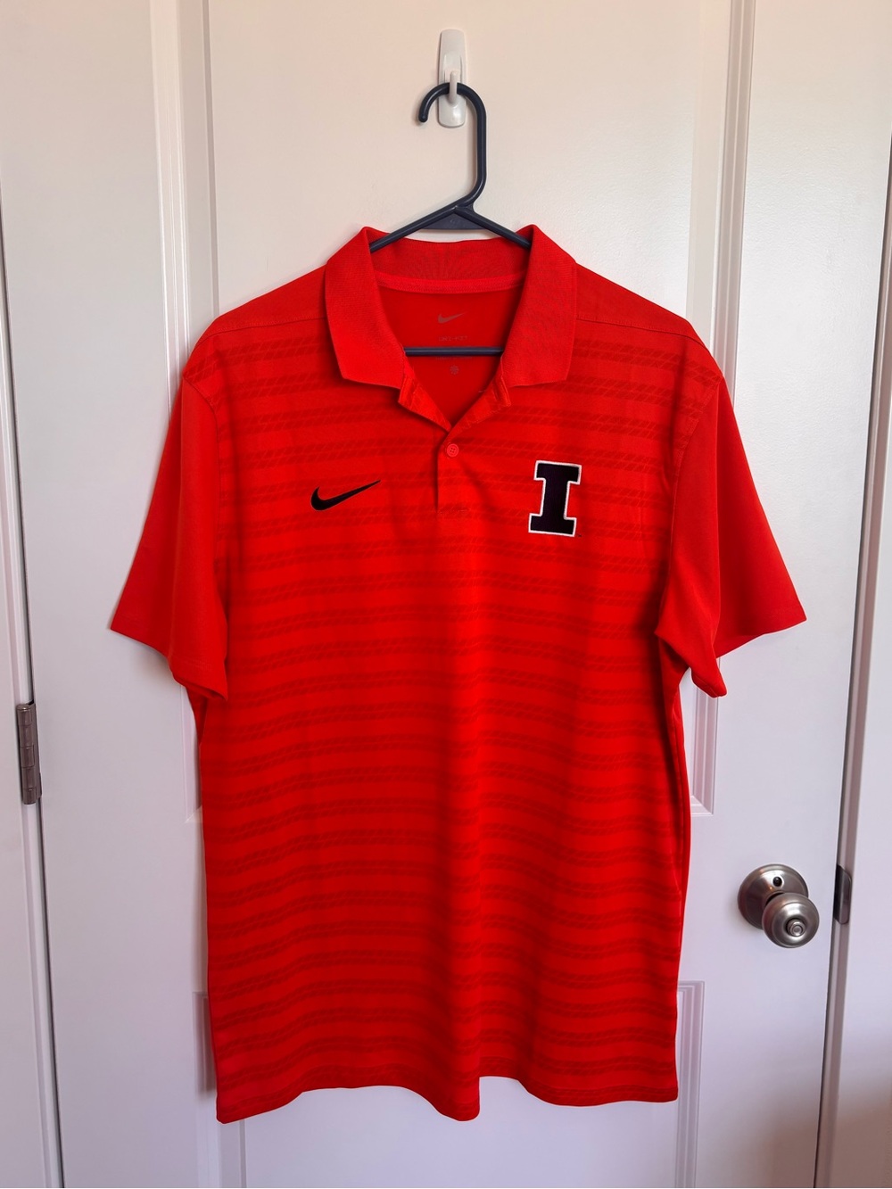 Nike Illinois’s Orange Tire Polo